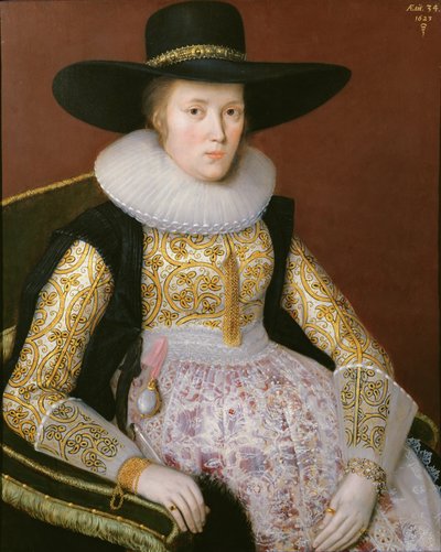 Unbekannte Dame, 1623 von Robert Peake